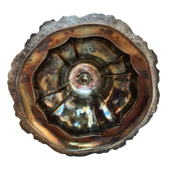 Ornate Silverplate 3-Arm Candelabra Rococo Style Midcentury 1960 Decorative Piec - Picture 6 of 16